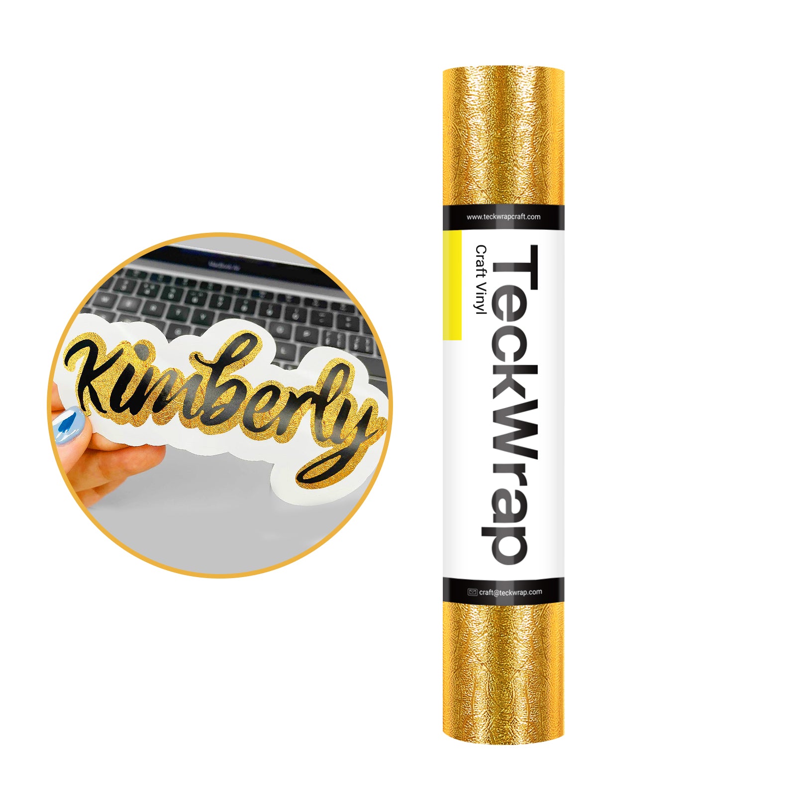 Texturiertes metallisches Klebevinyl