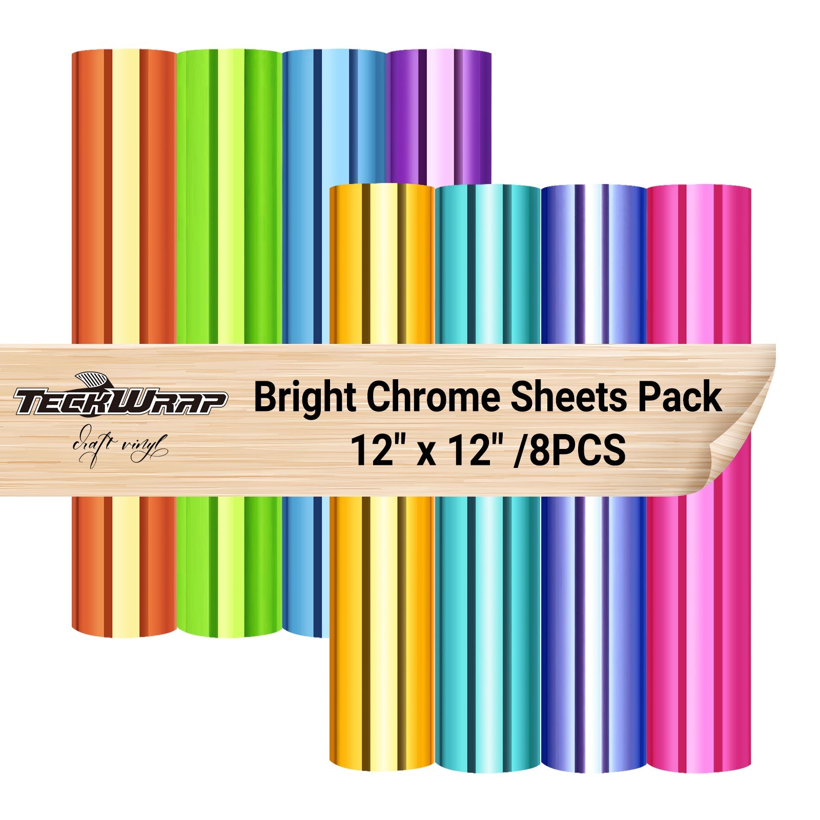 Spiegel Chrome Vinyl Folien Pack