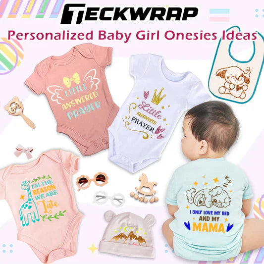 Personalized Baby Girl Onesies Ideas Banner