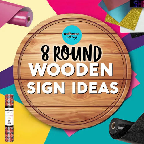 8 round wooden sign ideas