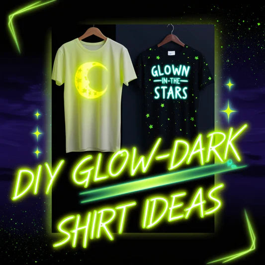 DIY Glow-In-The-Dark Shirt Ideas Banner