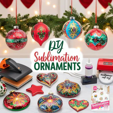 DIY Sublimation Ornaments Banner