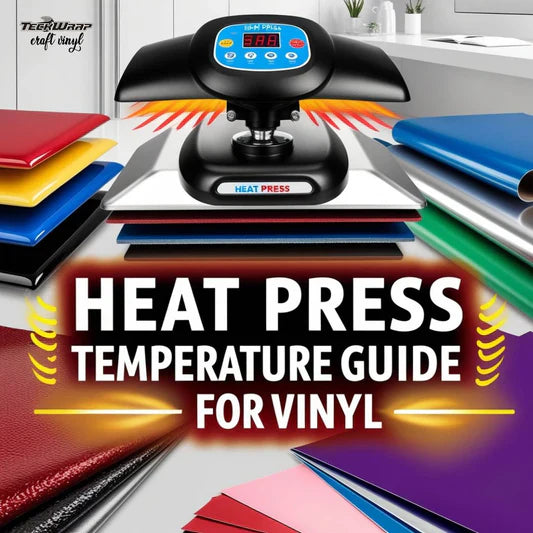 Heat Press Temperature Guide For Vinyl: The Ultimate Guide Banner