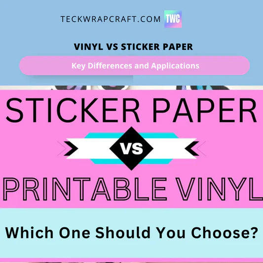 Vinyl vs Sticker Paper: Which One Should You Choose Banner