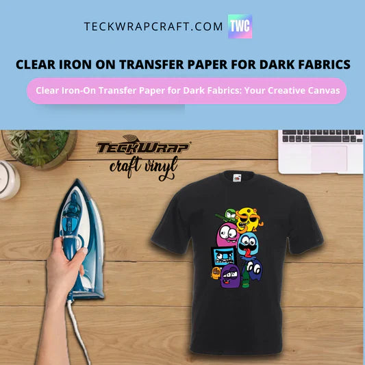 Clear Iron On Transfer Paper For Dark Fabrics Banner
