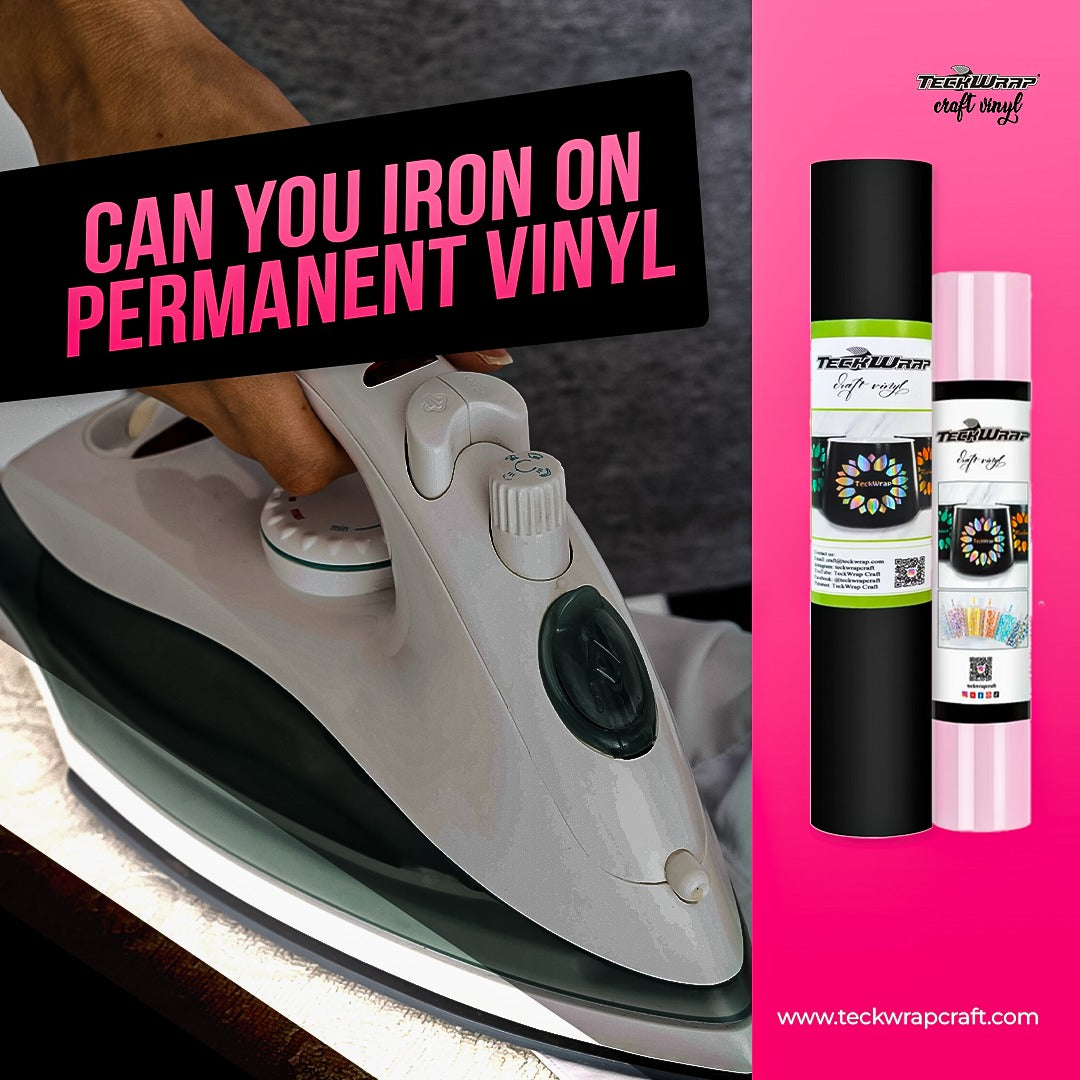 can you iron on permanent vinyl