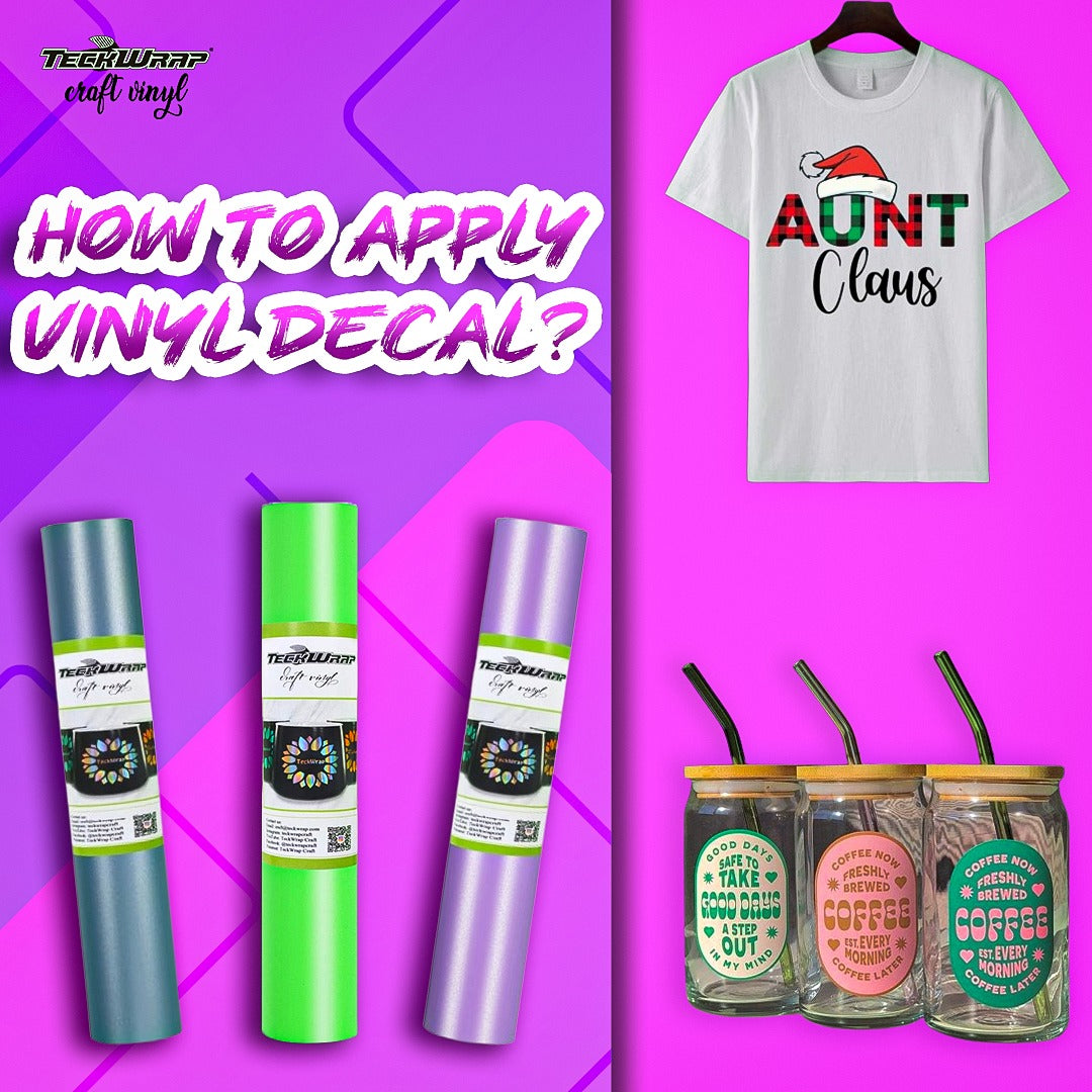 how to apply vinyl decal