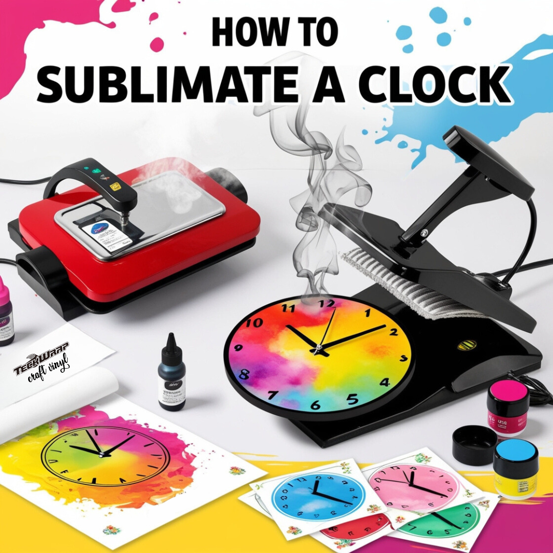 How To Sublimate A Clock?