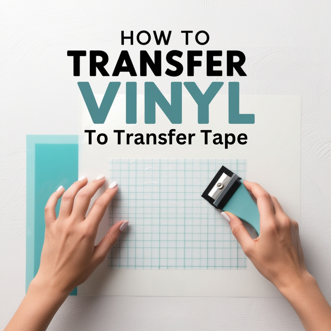 How To Transfer Vinyl To Transfer Tape