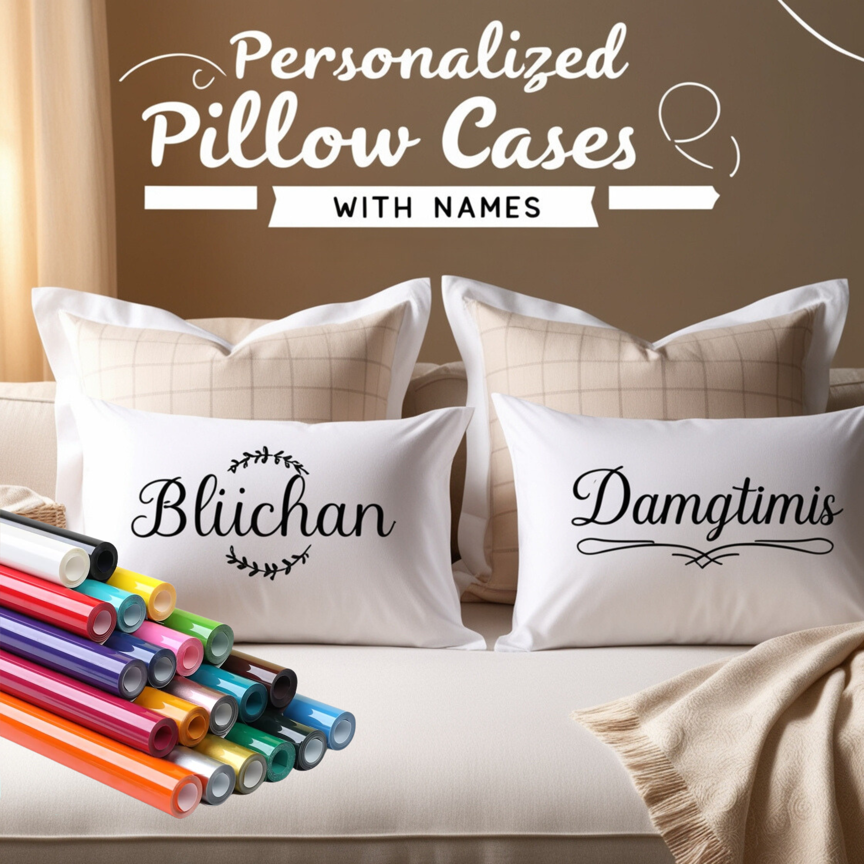Personalized Pillow Cases With Names: Get Inspired!