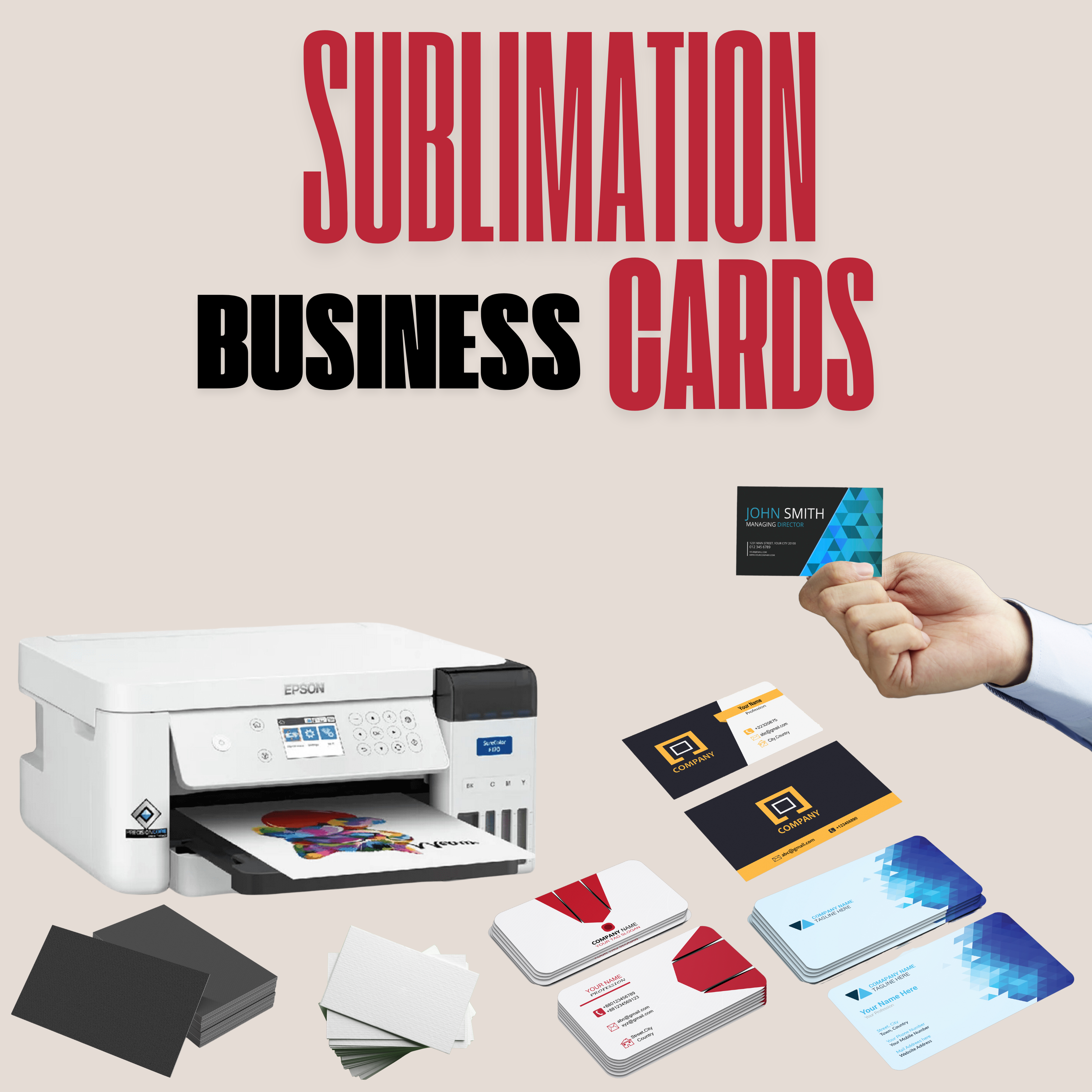Sublimation Business Cards: Make Your Card Stand Out!