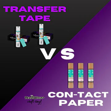 Contact Paper Vs Transfer Tape Banner