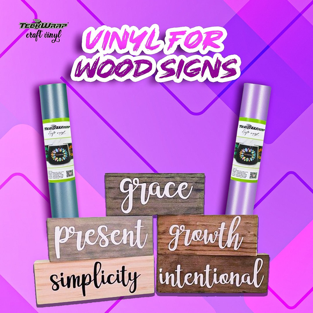 vinyl for wood sign