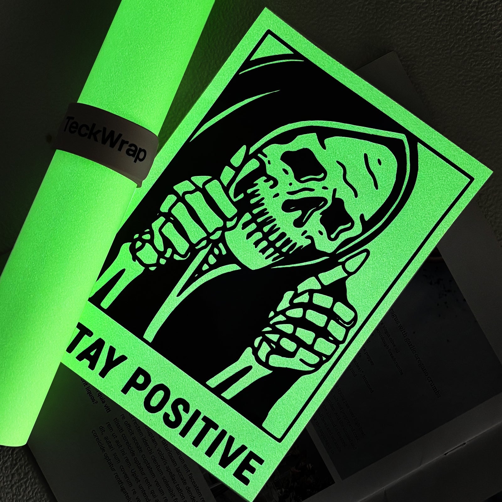 Glow In The Dark Heat Transfer Vinyl