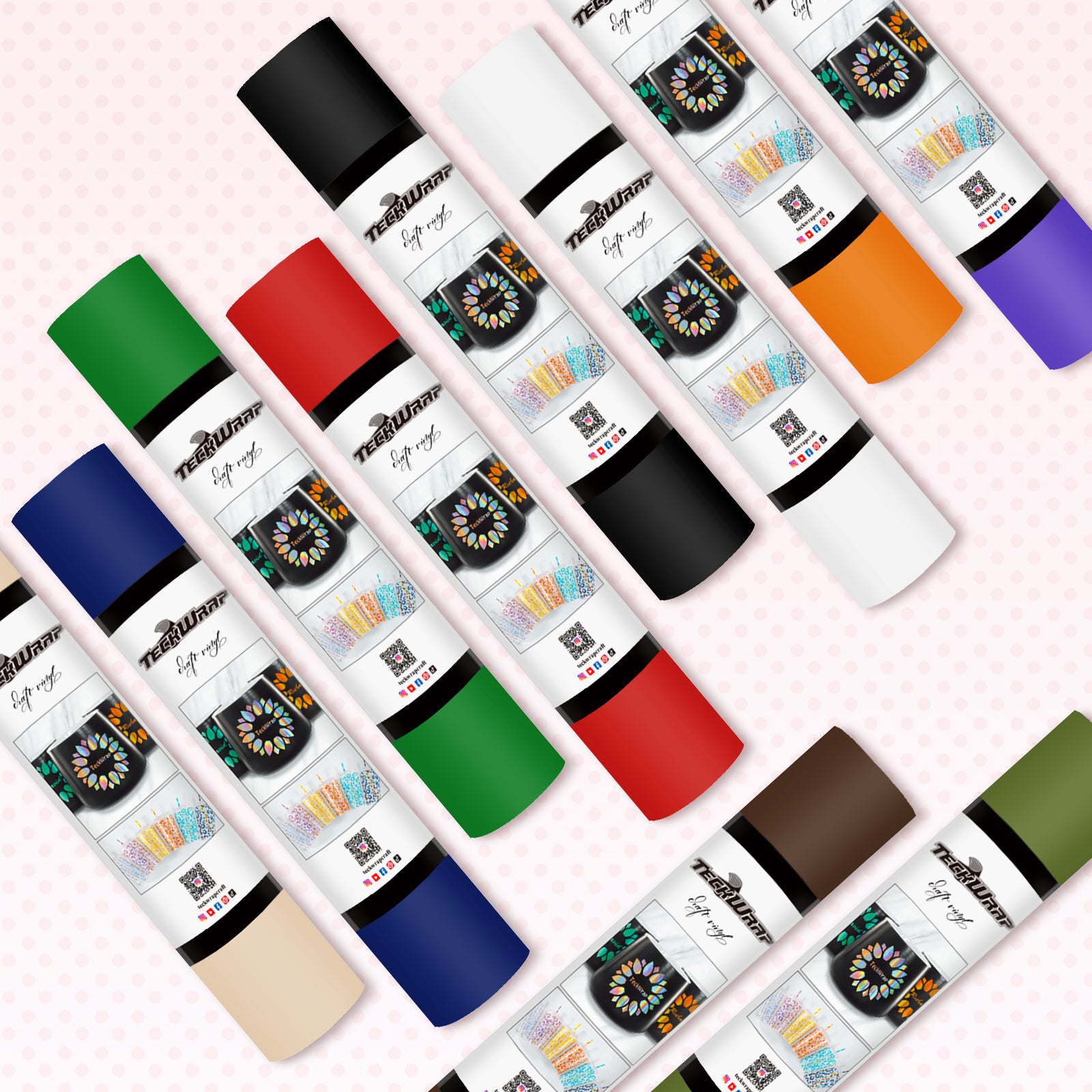 001 Series Basic Colors 5ft Roll Bundle