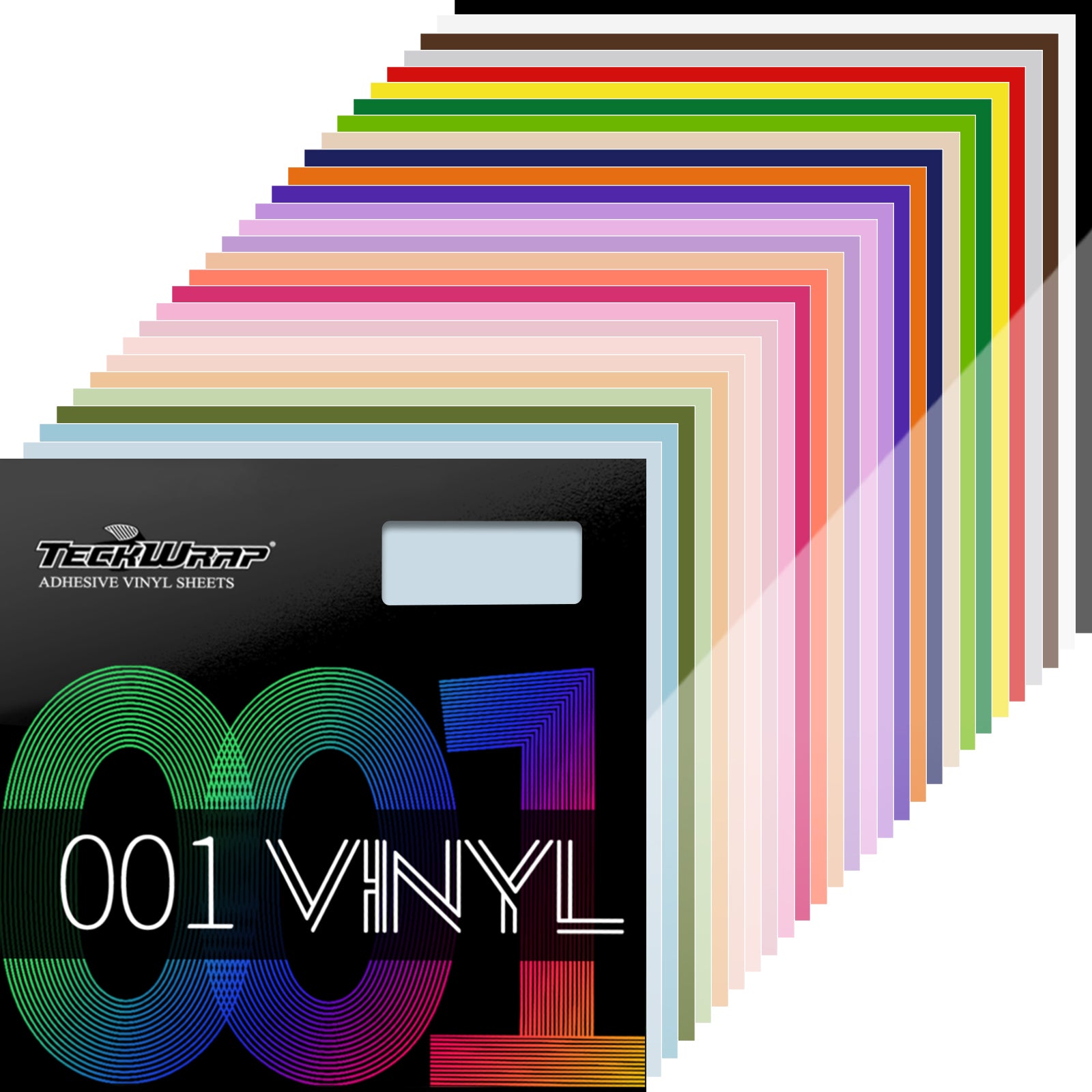 001G Pack (Glossy), Adhesive Vinyl  Sheets