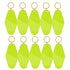 Motel Keychains Blanks 10pcs Lime