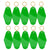 Motel Keychains Blanks 10pcs Grass Green