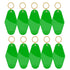 Motel Keychains Blanks 10pcs Grass Green