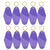 Motel Keychains Blanks 10pcs Purple