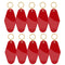Motel Keychains Blanks 10pcs Red