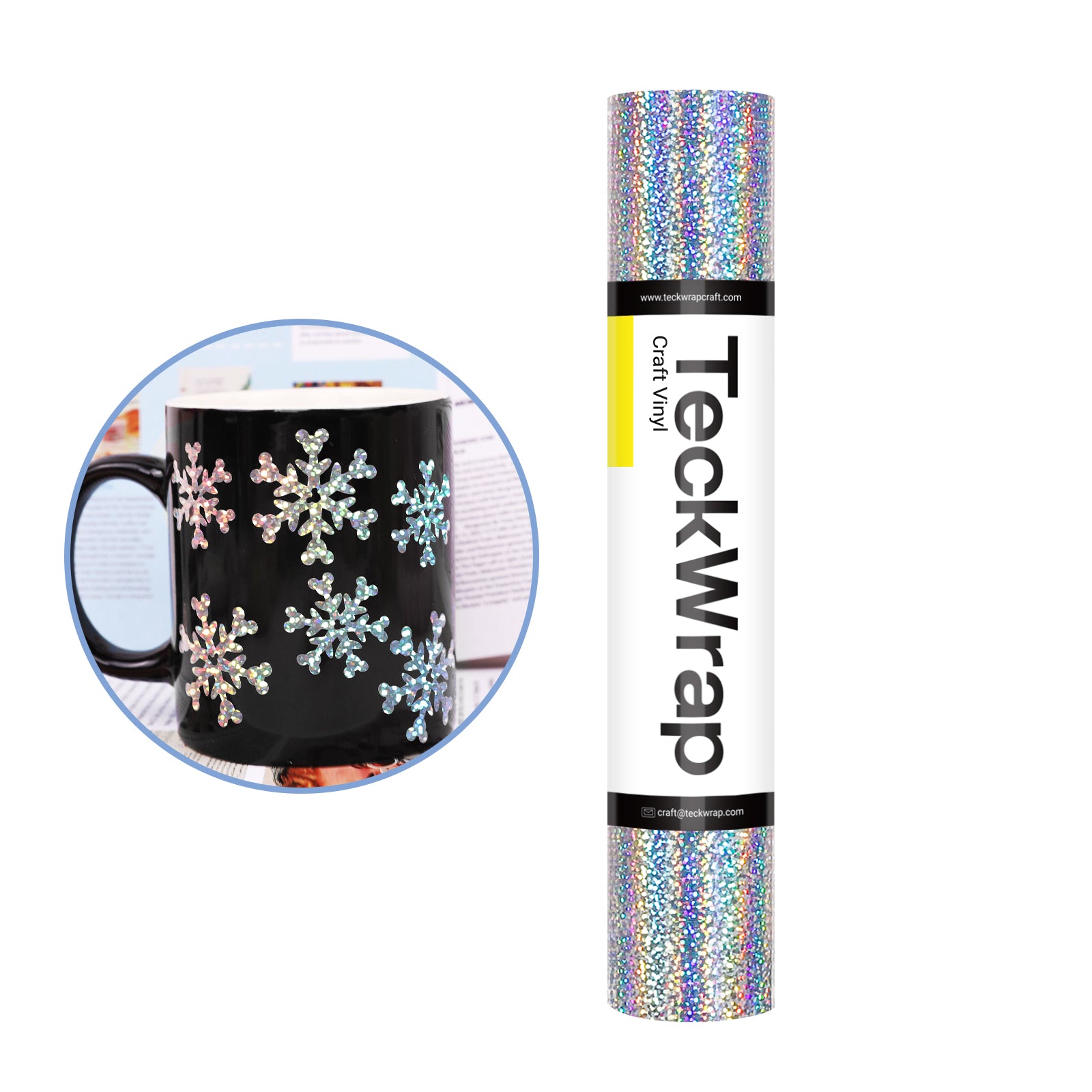 Holographic Sparkle Craft Vinyl
