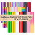 Beginner Craft Vinyl Sheets Pack( 22 PCS)
