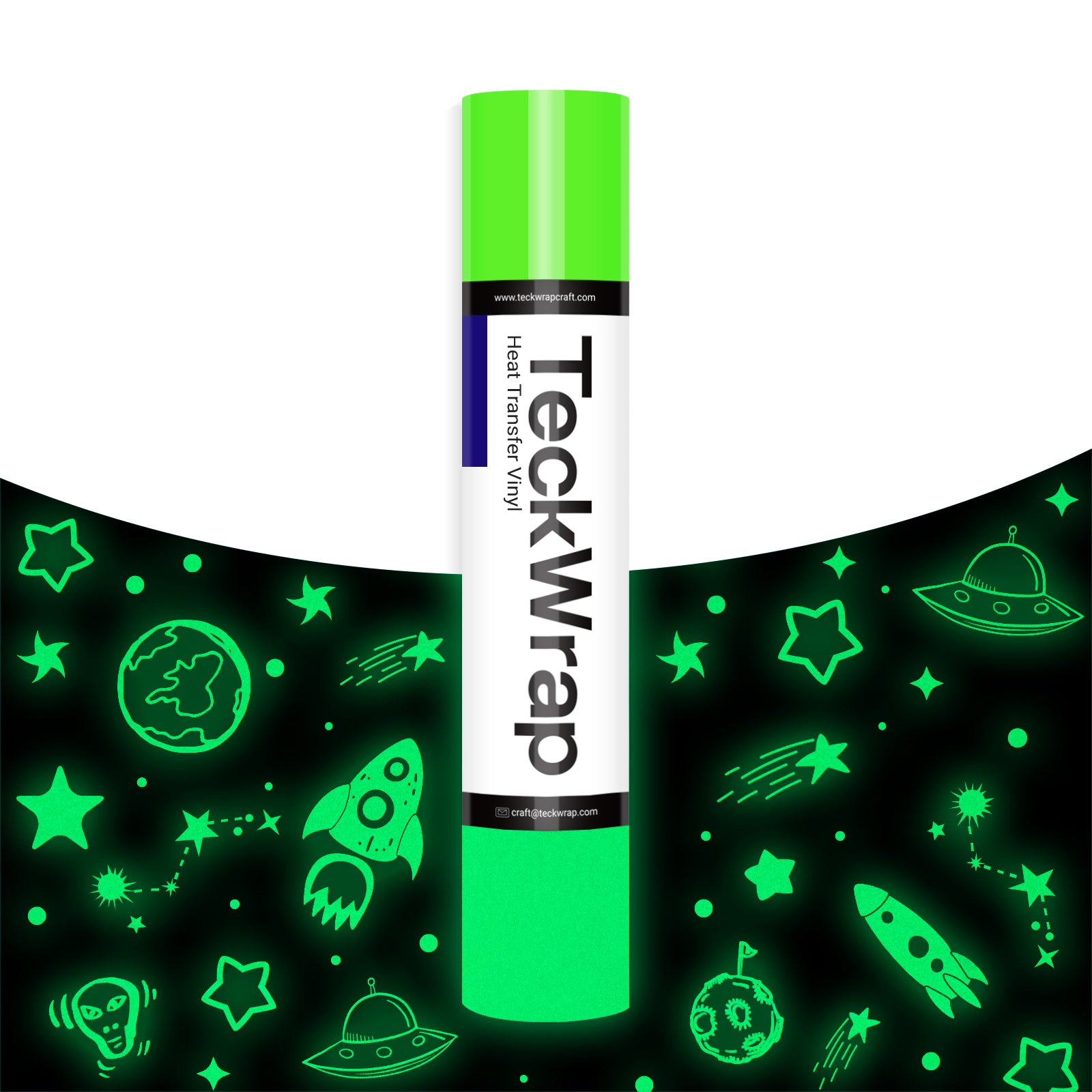 Leuchtendes Heat Transfer Vinyl 5ft Rolle 