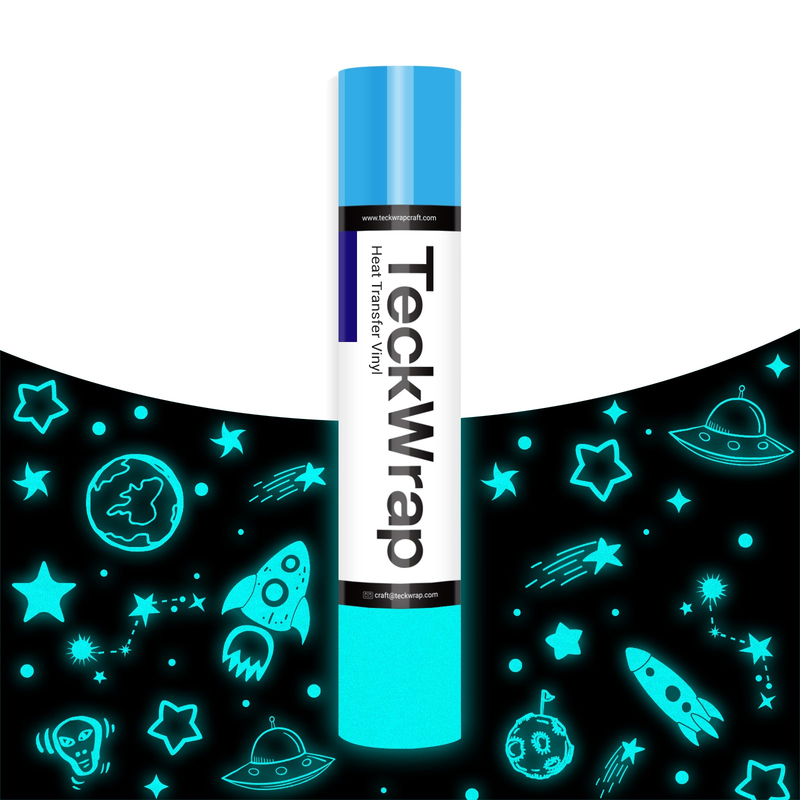 Leuchtendes Heat Transfer Vinyl 5ft Rolle 