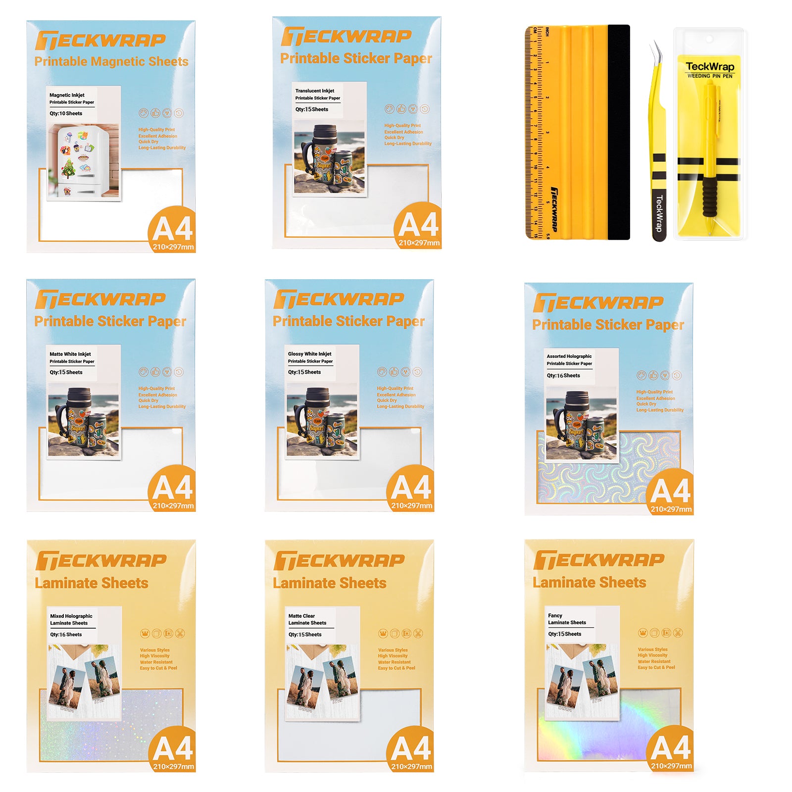 US Kostenloser Versand Druckbare Schrumpfblätter Bundle 