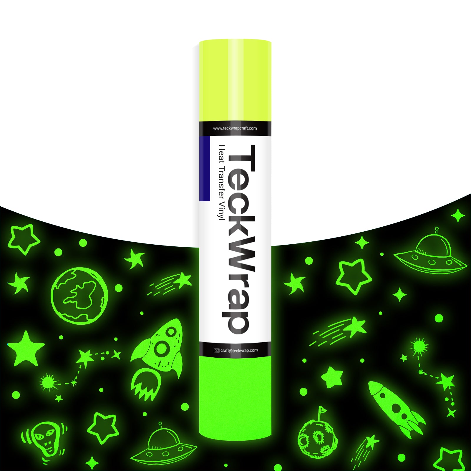 Leuchtendes Heat Transfer Vinyl 5ft Rolle 