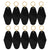 Motel Keychains Blanks 10pcs Black