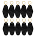 Motel Keychains Blanks 10pcs Black