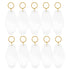 Motel Keychains Blanks 10pcs White