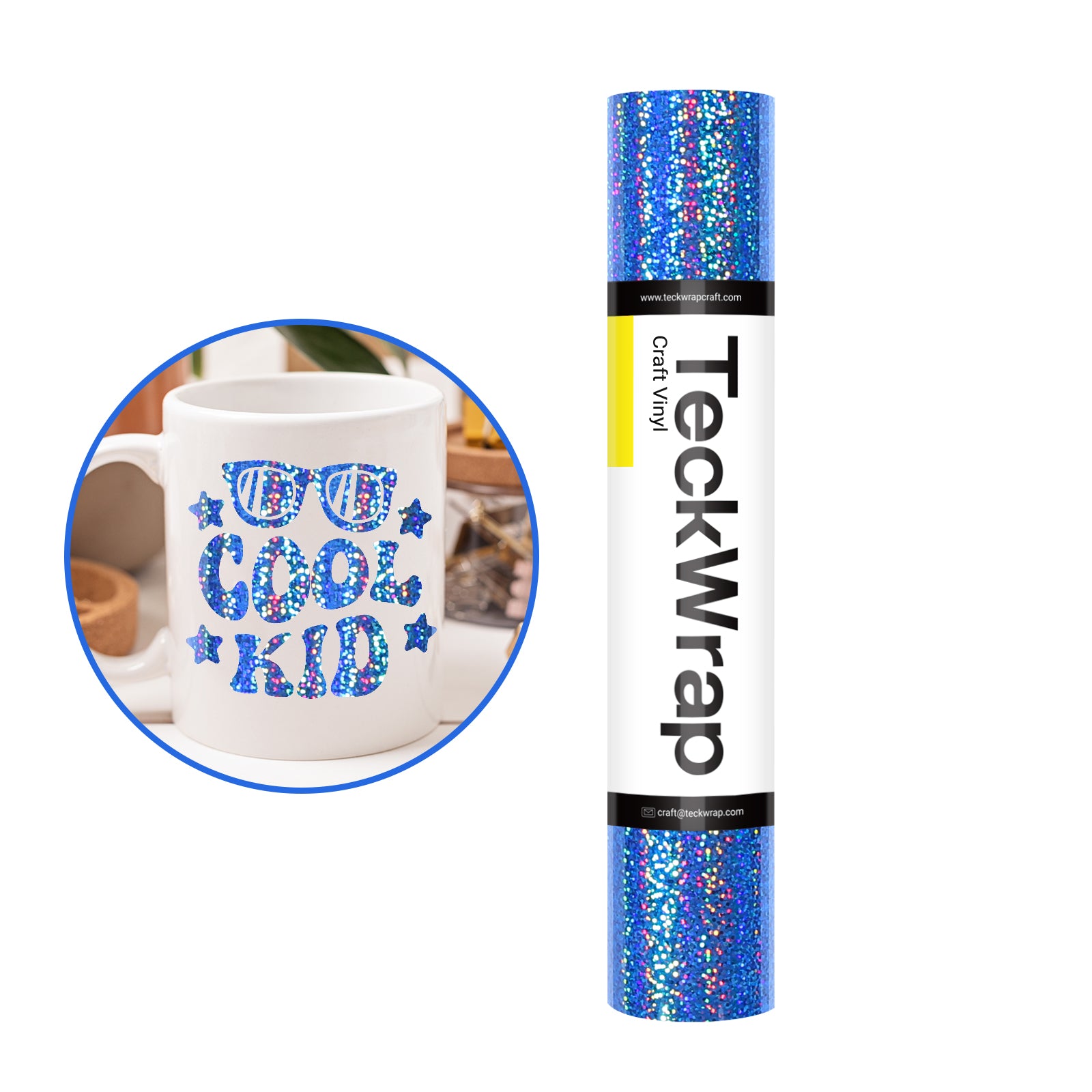 Holographic Sparkle Craft Vinyl