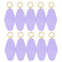 Motel Keychains Blanks 10pcs Lavender