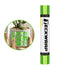 Lime Green bubble free mirror chrome adhesive vinyl, 12 inch wide