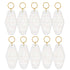 Motel Keychains Blanks 10pcs Glitter
