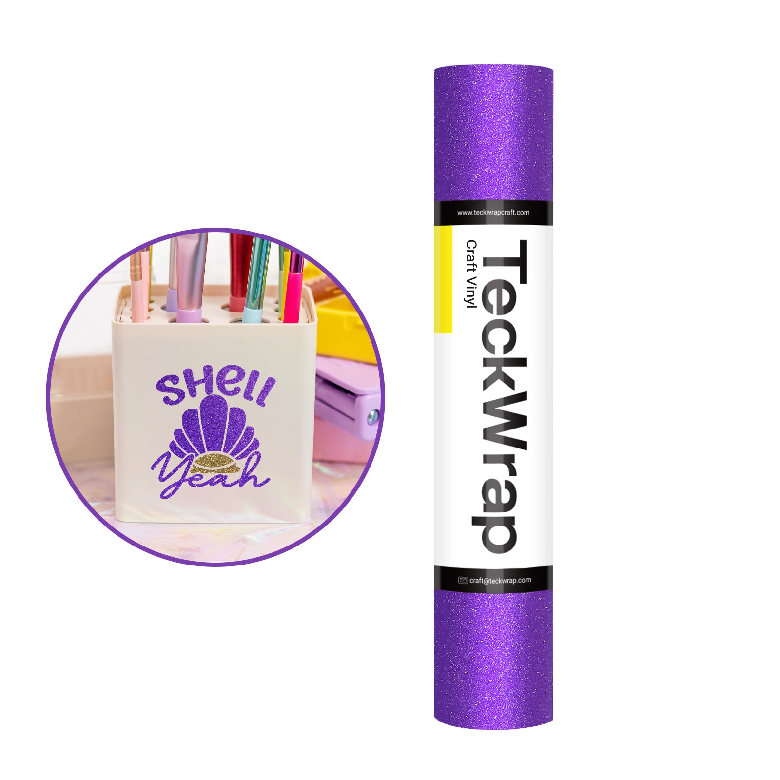Glitzerkleber Bastelvinyl 