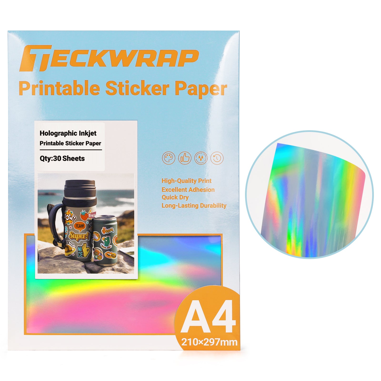 Inkjet Printable Sticker Paper 30 Sheets