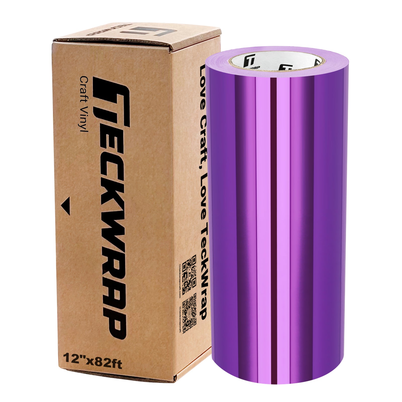 Purple Magic mirror chrome craft vinyl with air release for decals and signs