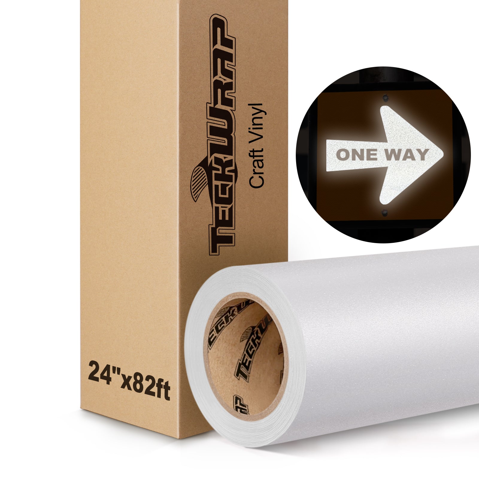 Reflektierendes Zeichen Vinyl (24"x82ft) 
