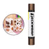Military Brown bubble free mirror chrome adhesive vinyl, 12 inch wide